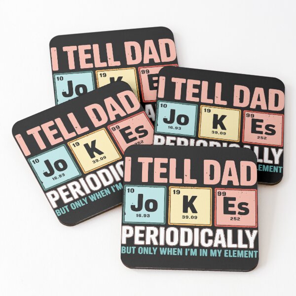 Item preview, I Tell Dad Jokes Periodically But Only When I'm in My Element Chemistry Science Humor designed and sold by BrownHorse90s.