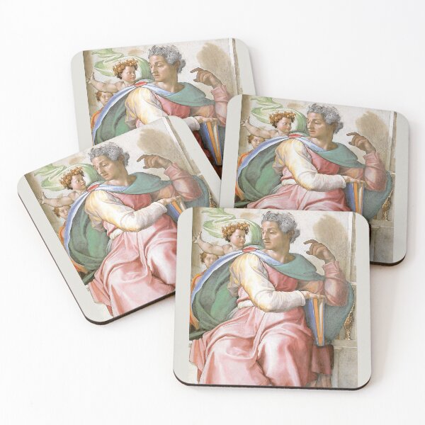 Item preview, Isaiah Prophet by Michelangelo Sistine Chapel ceiling designed and sold by ArtUnova.