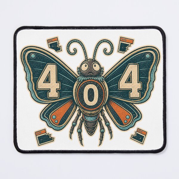Item preview, 404 Moth – Page Not Found Creature. designed and sold by yagniikd-.