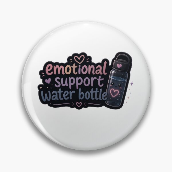 Item preview, Emo Emotional support water bottle designed and sold by PatternFly.