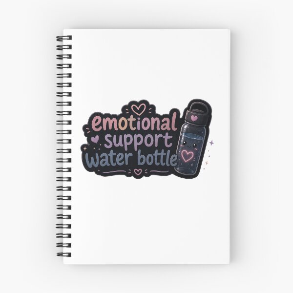 Item preview, Emo Emotional support water bottle designed and sold by PatternFly.