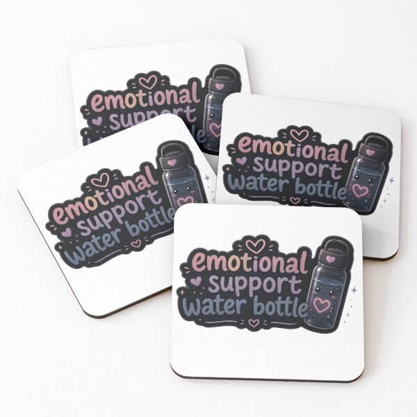 Item preview, Emo Emotional support water bottle designed and sold by PatternFly.