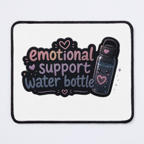 Item preview, Emo Emotional support water bottle designed and sold by PatternFly.
