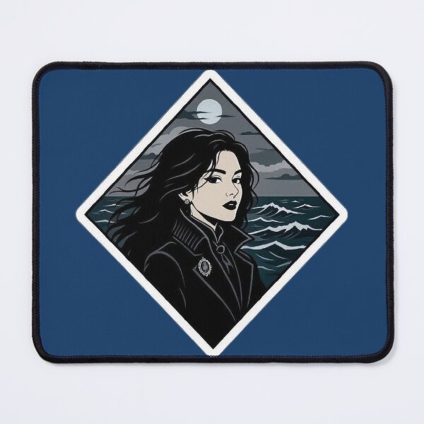 Item preview, Moonlit Tides I – Witch by the Sea designed and sold by Roberta Calabrese.