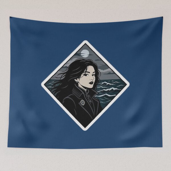 Item preview, Moonlit Tides I – Witch by the Sea designed and sold by Roberta Calabrese.
