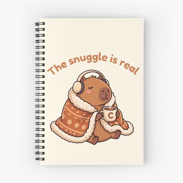 Item preview, Snuggling cozy capybara  designed and sold by Thelazygrind.