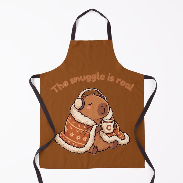 Item preview, Snuggling cozy capybara designed and sold by Thelazygrind.