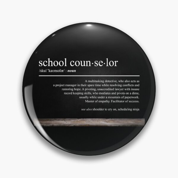 Item preview, School Counselor Definition Funny Job Appreciation Gift Poster designed and sold by CanvasFuse.