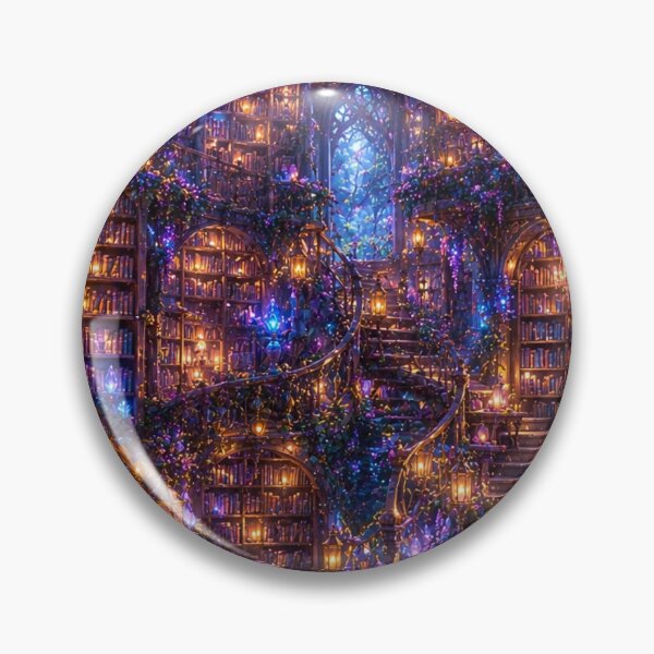 Item preview, Enchanted Crystal Library designed and sold by Gold&pixels.