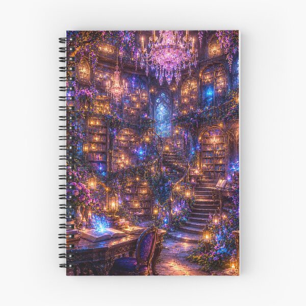 Item preview, Enchanted Crystal Library designed and sold by Gold&pixels.
