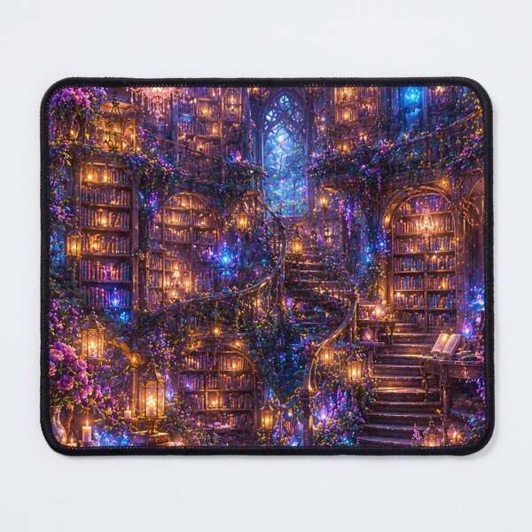 Item preview, Enchanted Crystal Library designed and sold by Gold&pixels.