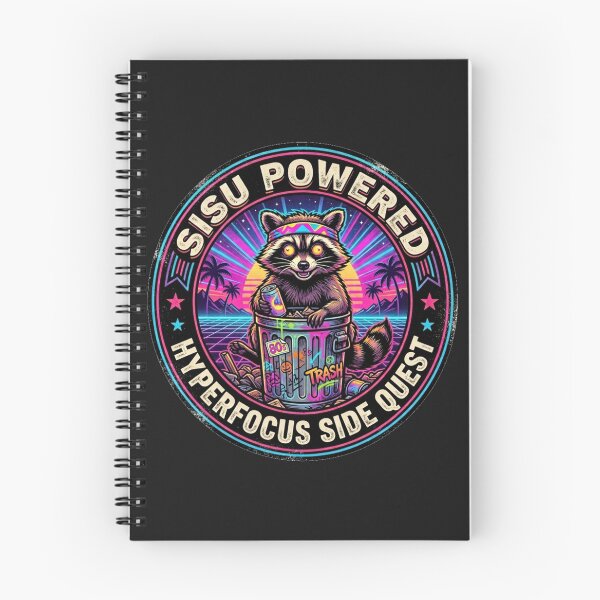 Item preview, Jimothy Raccoon - Sisu Powered Hyperfocus Side Quest designed and sold by SisuPrintsCo.