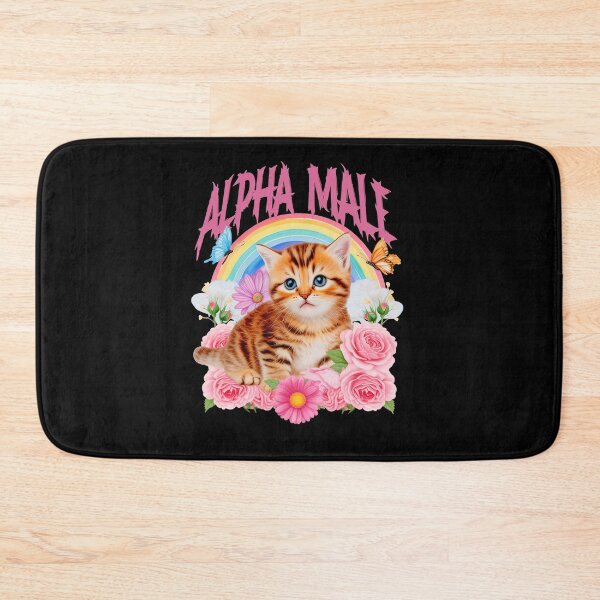 Item preview, Alpha Male Funny Cat Rainbow designed and sold by Hedoraxe.