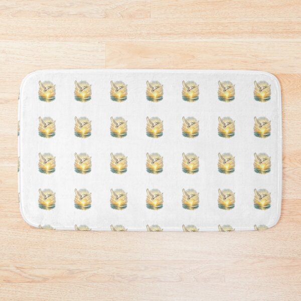 Item preview, Dove flying over calm ocean with soft sunrise designed and sold by DVerse Studio.