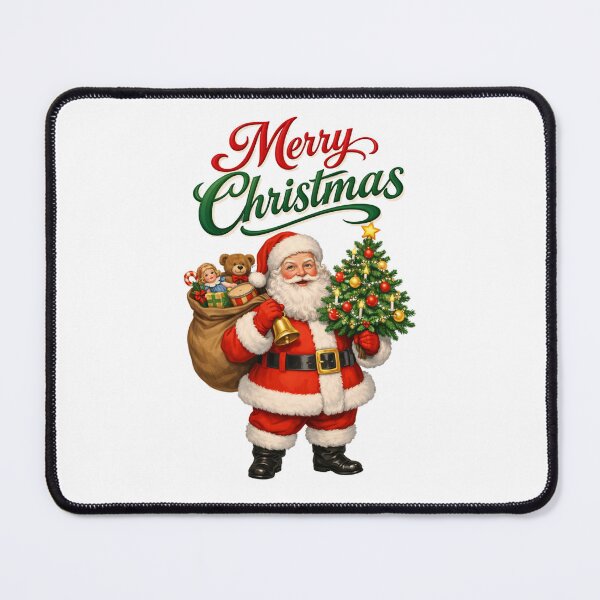 Item preview, Vintage Jolly Santa Claus Christmas Magic designed and sold by DeliaDesignsCo.