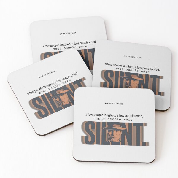 Item preview, Most People Were Silent - Oppenheimer Quote designed and sold by Enea Kelo.