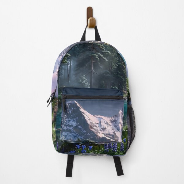 Item preview, Peaceful Mountain Waterfall Nature Landscape designed and sold by hutofdesigns.
