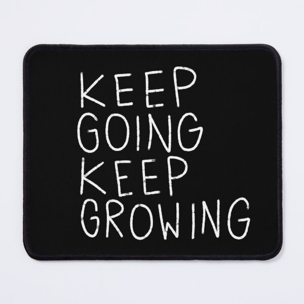 Item preview, Keep Going Keep Growing Motivational Hand Drawn Quote Aesthetic Design designed and sold by somimalikkk.