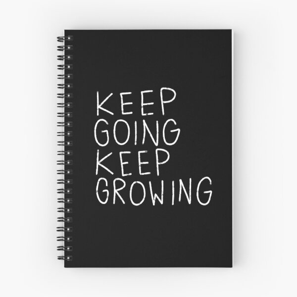 Item preview, Keep Going Keep Growing Motivational Hand Drawn Quote Aesthetic Design designed and sold by somimalikkk.
