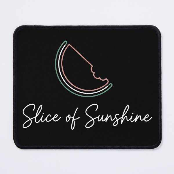 Item preview, Slice of Sunshine Minimalist Watermelon Line Art Summer Quote designed and sold by TeNovaStudio.