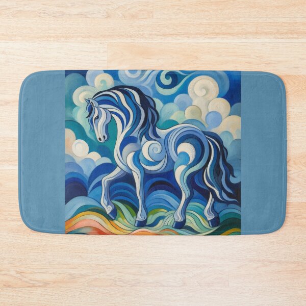 Item preview, Blue Horse Fantasy Art designed and sold by ArtUnova.