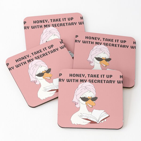 Item preview, Honey Take It Up With My Secretary Sassy Spa Goose designed and sold by Artemis & Woven Collective.