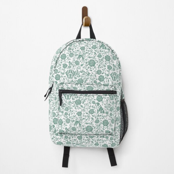 Item preview, St Bernard Floral Pattern | Elegant Botanical Dog Design Green designed and sold by WildLakePatterns.