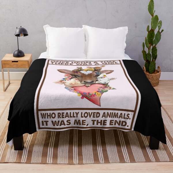 Item preview, Once Upon A Time There Was A Girl Who Loved Animals Farm Animal Lover Poster designed and sold by MagicatcoArt.