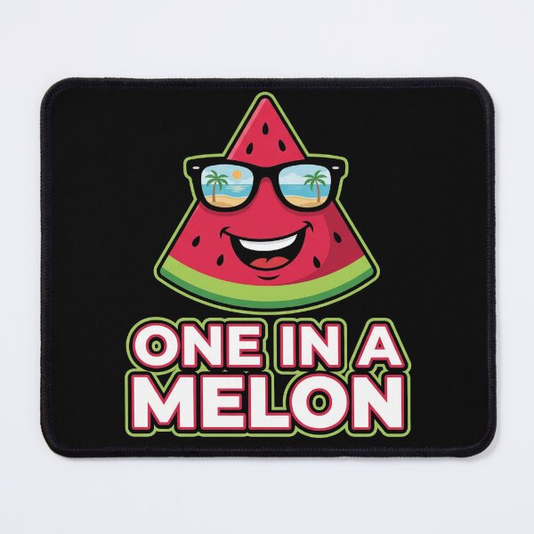 Item preview, One in a Melon Cute Watermelon with Sunglasses Summer Beach Pun designed and sold by TeNovaStudio.