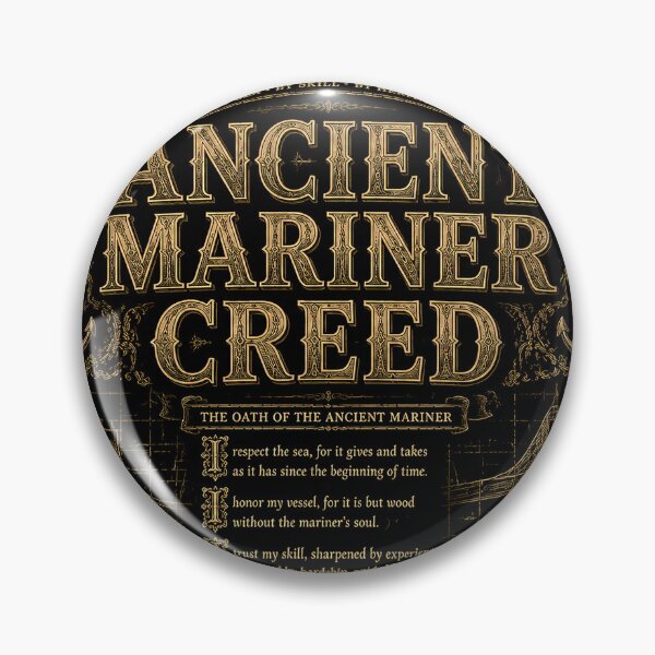 Item preview, Ancient Mariner Creed Oath Maltese Luzzu Ship Blueprint designed and sold by RoyalOrderGallery.