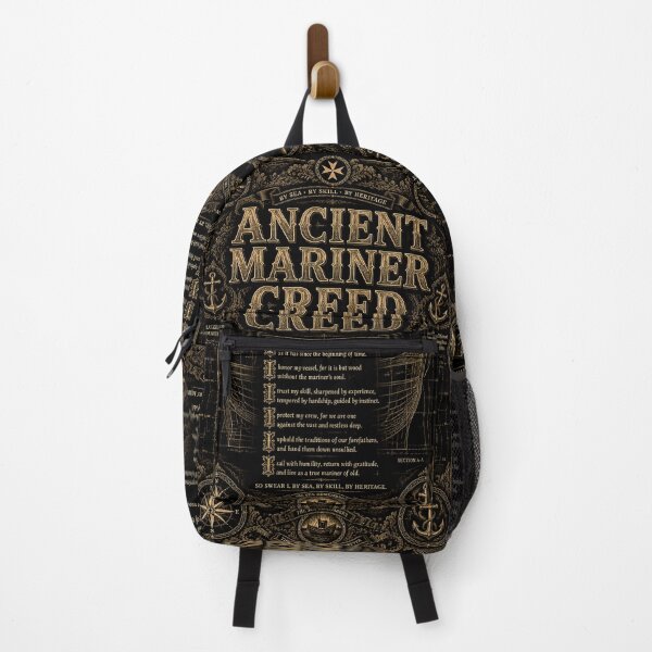 Item preview, Ancient Mariner Creed Oath Maltese Luzzu Ship Blueprint designed and sold by RoyalOrderGallery.