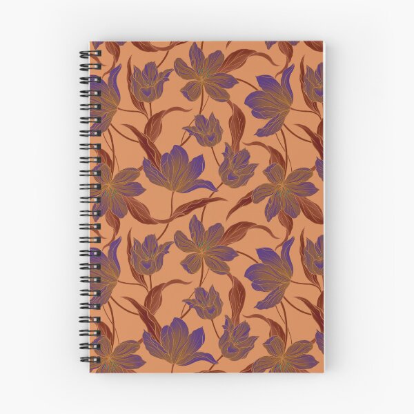 Item preview, Violet/Orange Lilies  designed and sold by Studio Vickn.