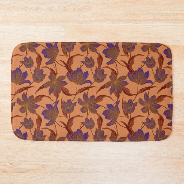 Item preview, Violet/Orange Lilies  designed and sold by Studio Vickn.