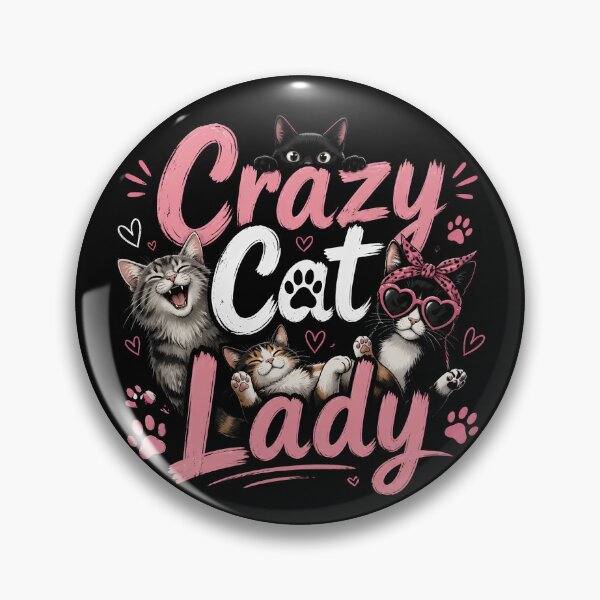 Item preview, Crazy Cat Lady designed and sold by MusesWhispers.