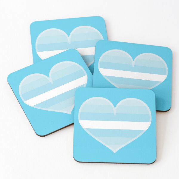 Item preview, Demiboy Blue Pride Heart [Blue Edition] designed and sold by Roxzania.
