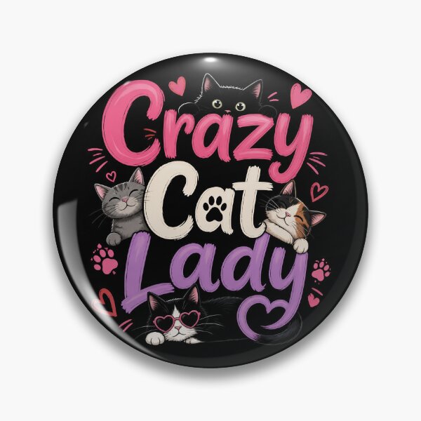 Item preview, Crazy Cat Lady designed and sold by MusesWhispers.