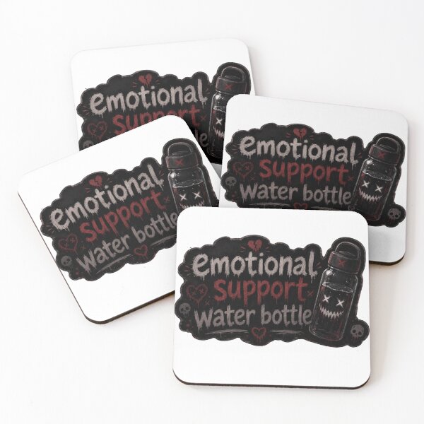 Item preview, Dark Emotional support water bottle designed and sold by PatternFly.