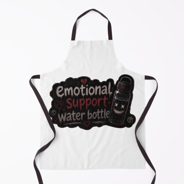 Item preview, Dark Emotional support water bottle designed and sold by PatternFly.