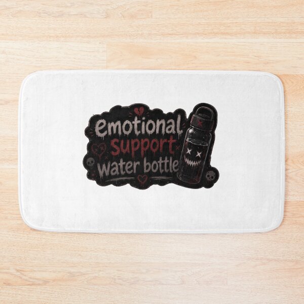 Item preview, Dark Emotional support water bottle designed and sold by PatternFly.