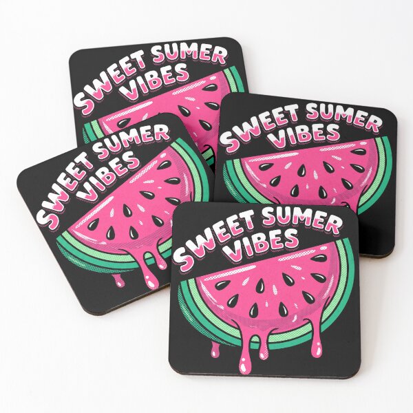 Item preview, Sweet Summer Vibes Dripping Watermelon Fruit Halftone Graphic designed and sold by TeNovaStudio ⭐⭐⭐⭐⭐.