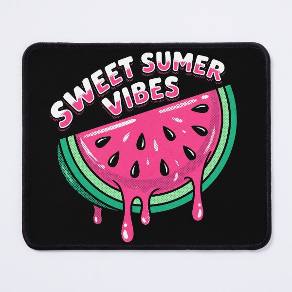 Item preview, Sweet Summer Vibes Dripping Watermelon Fruit Halftone Graphic designed and sold by TeNovaStudio.