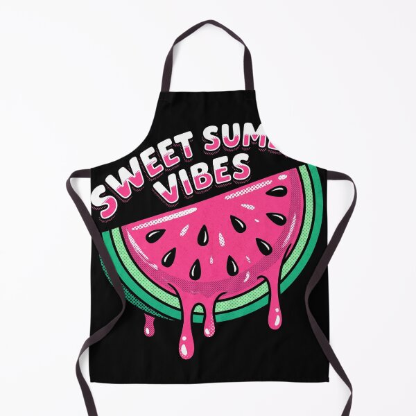 Item preview, Sweet Summer Vibes Dripping Watermelon Fruit Halftone Graphic designed and sold by TeNovaStudio.