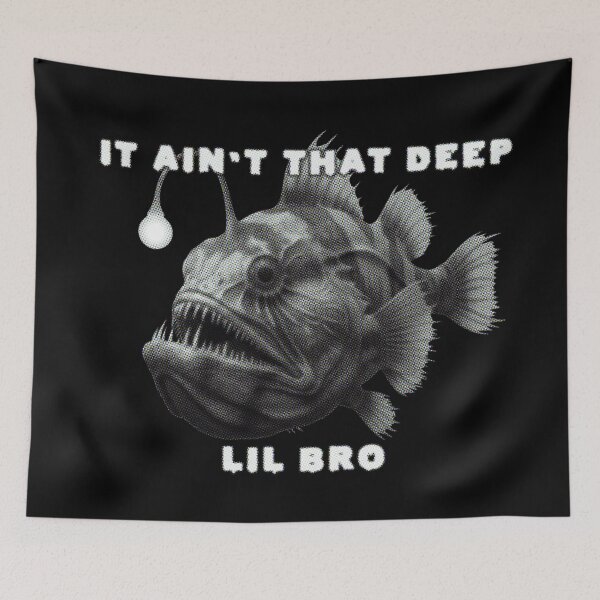 Item preview, It ain't that deep lil bro designed and sold by R-A Designs.