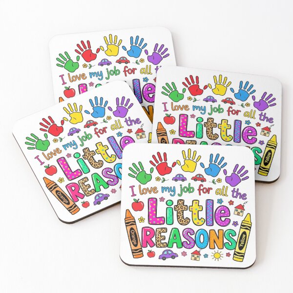 Item preview, I Love My Job For All The Little Reasons Teacher Daycare Graphic designed and sold by raedattia.