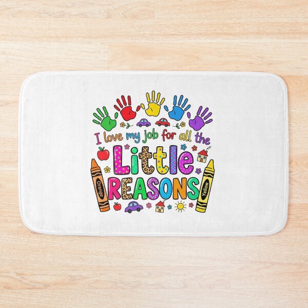 Item preview, I Love My Job For All The Little Reasons Teacher Daycare Graphic designed and sold by raedattia.