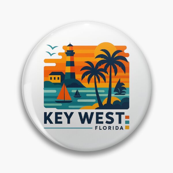 Item preview, West Florida Travel Poster - Abstract Tropical Island Architecture Art designed and sold by OzzFrequency.