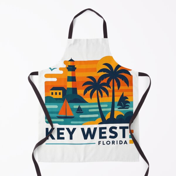 Item preview, West Florida Travel Poster - Abstract Tropical Island Architecture Art designed and sold by OzzFrequency.