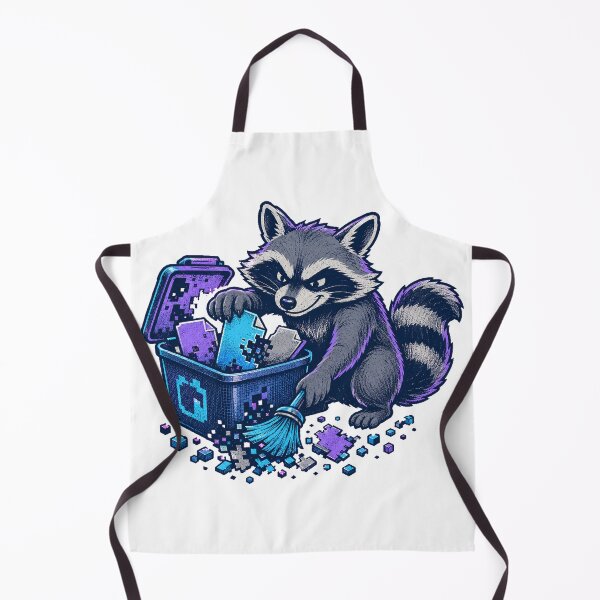 Item preview, Cache-Clearing Raccoon – Corrupted File Creature designed and sold by yagniikd-.