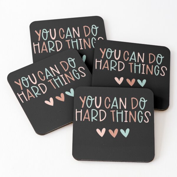 Item preview, You Can Do Hard Things | Motivational Inspirational Quote Design designed and sold by Gbriel3.