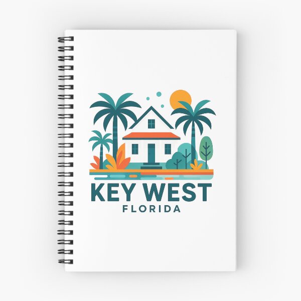 Item preview, Key West Florida Travel Poster - Abstract Tropical Island Architecture Art designed and sold by OzzFrequency.